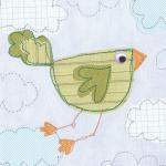Set Of 2 Greetings Cards - Flying Birdy And..